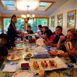 太いソーセージのホットドッグ 太いソーセージのホットドッグ