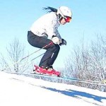 乗るポジションが良くなると飛べた！