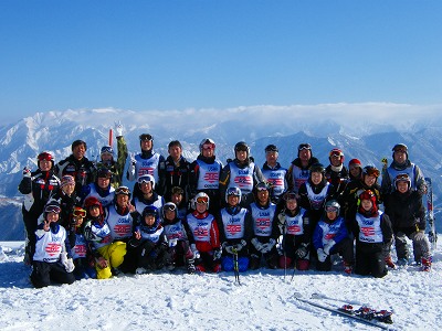 谷川連峰を望み、絶大なる景色です