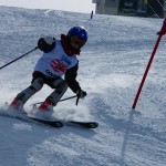 急斜面でも果敢に攻めています。グッド