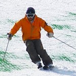 ジャベリン(槍)ターン練習中のケン