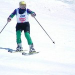 ターンの切りかえ！ストックをもう少し前に！