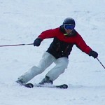 重心の移動が大切だと分かるフォーム