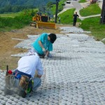 序々に素晴らしいゲレンデに変身しています