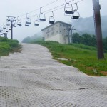 雨が降ってきました。最高のコンディションで練習できます
