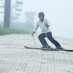 プラスノー初体験ですが、グッドフォーム◎