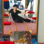 アームポジションがこのぐらいリラックス出来れば…