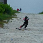 スラロームのブレイクを練習中！◎