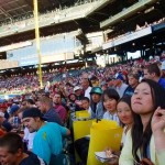 イチローがすぐそばに見れる席を今年はとりました