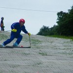 ヒップローテーションが少しでています△