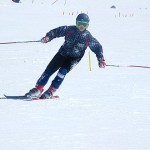 投げ出しがよいので早い雪面キャッチ