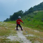 ５月の連休までは後傾でお尻が出ていたのに…