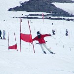 30度の斜面を滑っても平気なフォームはグッドです