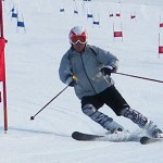 スキーが縦に走り、大会デビューも間近なヒデ選手