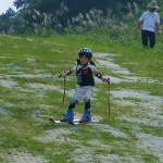 両膝が返ってターンが始まっています