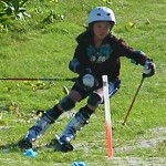 アメリカで出来なかったアームポジションもお座スキーで習得