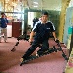 使用前！は左スキーが並行でつま先立ちでした