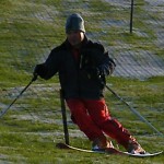 両ターン共内傾角が倒れてオンエッヂが出来つつある清○選手