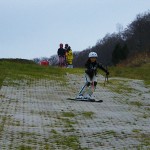 腰が前に出て加速スィング◎