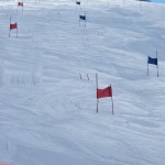 GSLの練習も急斜面で行っています