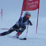 外スキーをしっかりと捻って押しましょう。もっと良くなります