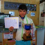 優勝した大○選手