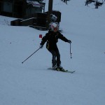 腰が落ちて足が揃ってました