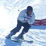 スキーがウェッヂ型なのはお尻が回っていない証拠◎