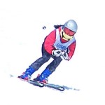 ついこないだまで直滑降が出来なかった選手とは思えない上達ぶりはゆ○選手