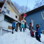 USMR合宿所は雪で一杯！