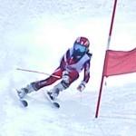 インフルエンザを克服しての久々スキーのあ○ね選手３８’６８