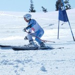 後傾！ターン下で押して減速　タイムロスに繋がっている証拠