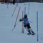 当たりに行っているのでポールの内側に！