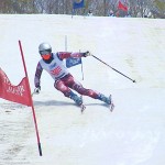 スキーもしっかり押してのウェッヂ型は完璧◎