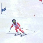 少し上体がつぶれています。直しましょう 少し上体がつぶれています。直しましょう