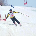 しっかりとスキーもウェッヂ型◎