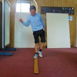 バランス力養成ブリッヂにて バランス力養成ブリッヂにて