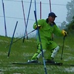 アッ！遅れた！後傾になっての抱え込み抜重△