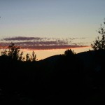 美しい夕焼け！