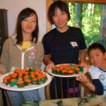 お寿司も握りました　ﾖ～ﾝ♪