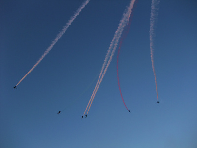 抜けるような青空に! 抜けるような青空に!