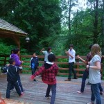 忍者ごっこ？かな‥