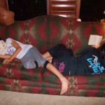 でも‥疲れが‥何時でも寝られます