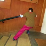 骨盤と肩のレベル練習ですが、水平？