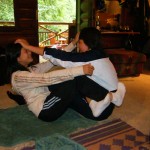 ハッケヨイ！残った！残った！腹筋、胸鎖乳突筋のトレーニングです