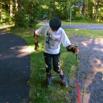 基本のマキシマムフォームとポールプラント練習のシゲ