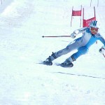 上から狙っているフォーム