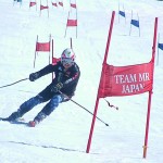 左腰が雪面に近くなるスーパーAフォーム◎