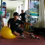 このフォームで滑っているのですね！