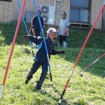 段々ポールが怖くなくなってきました◎